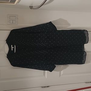 Navy/White Shirt Dress